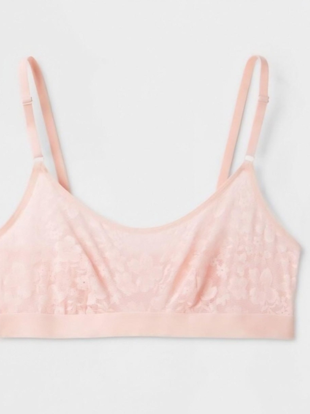 Auden Light Pink Lace Bralette